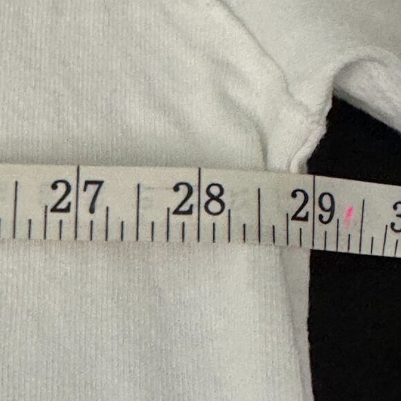 Free People White Oversized Slouchy Tee XL Distressed Raw Hem Boho Casual - Picture 6 of 13